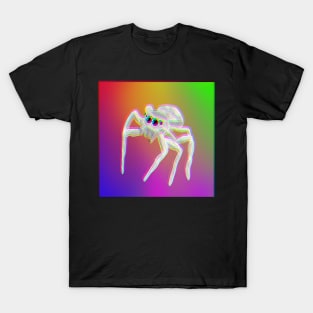 Jumping Spider Drawing V9 (Glitch) T-Shirt